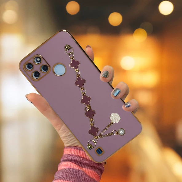 Realme C21 Y Tlp Elçek Şanzelize Kılıf - 2