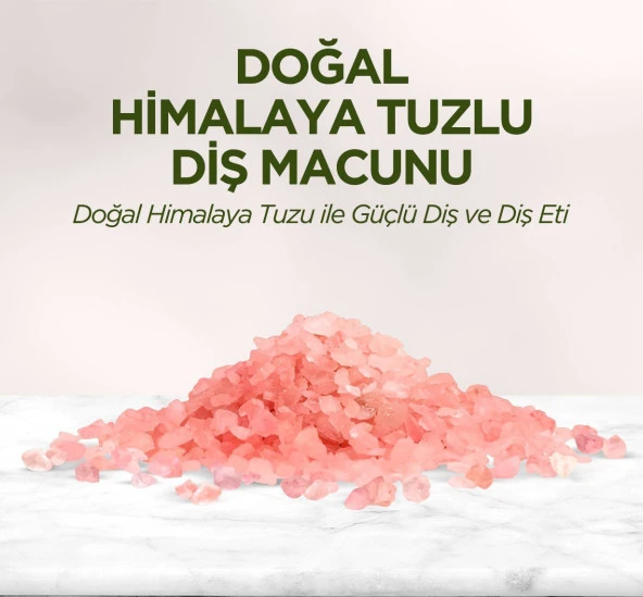 Eyüp Sabri Tuncer Doğal Himalaya Tuzlu Diş Macunu 90 ml 3 Adet - Resim 4