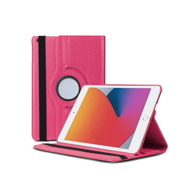 İpad Uyumlu 7.8.9.Nesil 10.2 İnç Tlp Kılıf Dönebilen Standlı 360 Tablet Kılıfı - 9