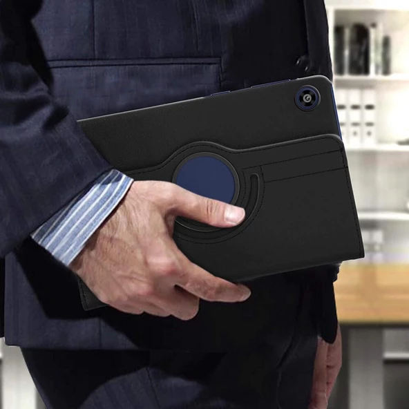 Samsung Galaxy Tab A9 Plus Tlp Kılıf Dönebilen Standlı 360 Tablet Kılıfı - 7