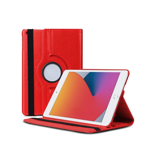 İpad Uyumlu 7.8.9.Nesil 10.2 İnç Tlp Kılıf Dönebilen Standlı 360 Tablet Kılıfı - 5