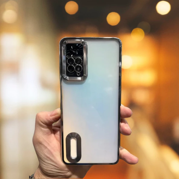 Xiaomi Redmi Note 11 Pro Yanları Renkli Lens Korumalı Logo Gösteren Tlp Mega Kılıf - 8