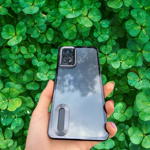 Xiaomi Redmi Note 11 Pro Yanları Renkli Lens Korumalı Logo Gösteren Tlp Mega Kılıf - 6