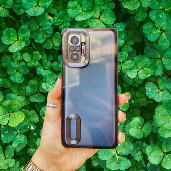 Xiaomi Redmi Note 10 Pro Yanları Renkli Lens Korumalı Logo Gösteren Tlp Mega Kılıf - 5