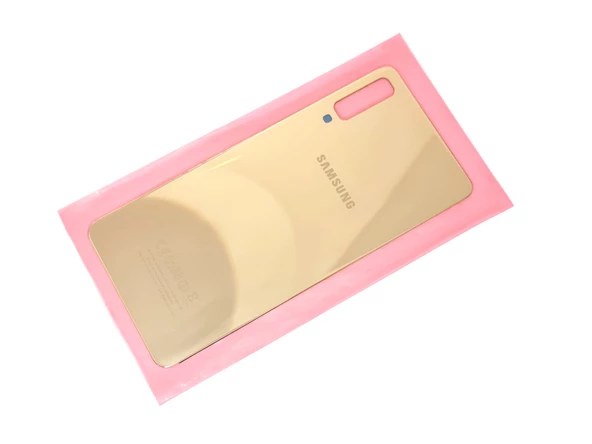 Tkgz Samsung Galaxy A7 A750 Arka Pil Batarya Kapağı (CAM) GOLD