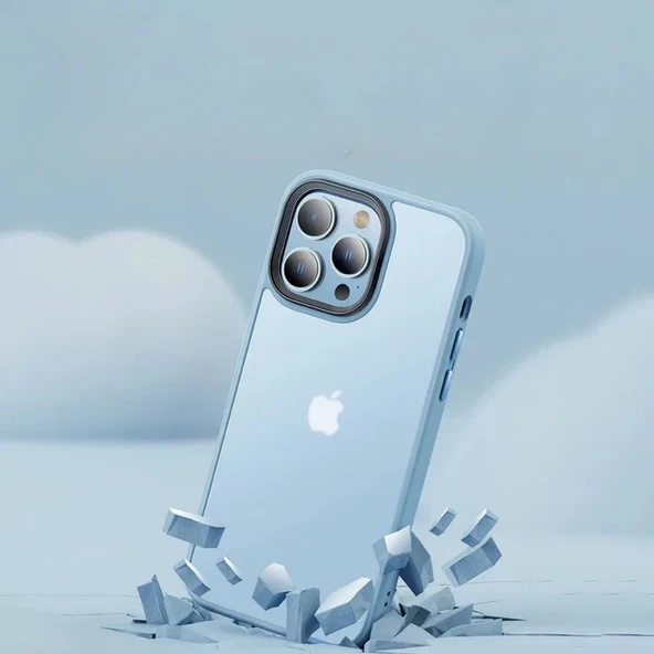 İPHONE 14 PRO YANLARI RENKLİ SİLİKON PARLAK ARKA YÜZEYLİ TLP TİGER HİBRİT KAPAK - 2
