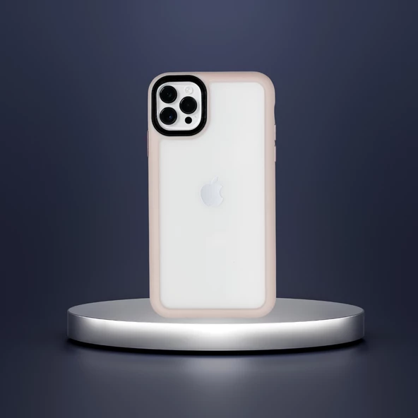 İPHONE 14 PRO YANLARI RENKLİ SİLİKON PARLAK ARKA YÜZEYLİ TLP TİGER HİBRİT KAPAK - 11