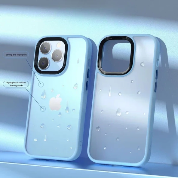 İPHONE 14 PRO YANLARI RENKLİ SİLİKON PARLAK ARKA YÜZEYLİ TLP TİGER HİBRİT KAPAK - 3