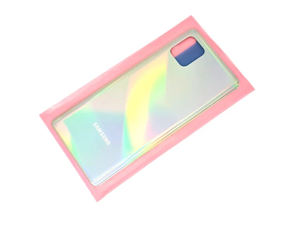 Tkgz Samsung Galaxy NOTE 10 LİTE Arka Pil Batarya Kapağı (CAM) GRİ ürün görseli 1