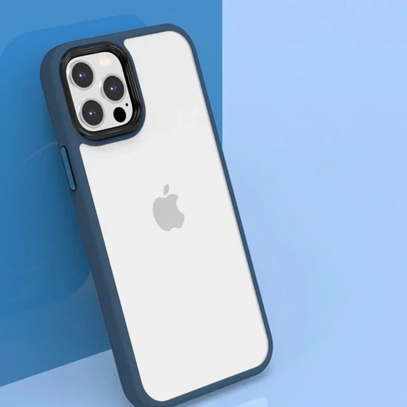 İPHONE 14 PRO YANLARI RENKLİ SİLİKON PARLAK ARKA YÜZEYLİ TLP TİGER HİBRİT KAPAK - 12