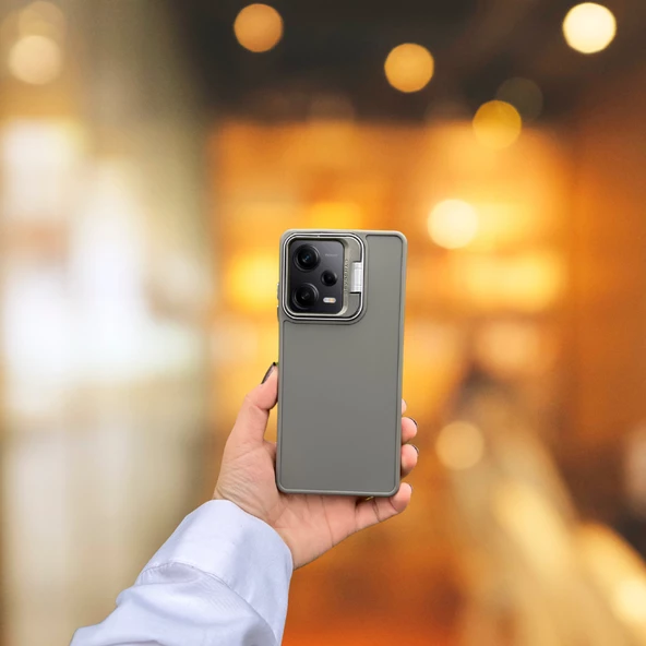 Xiaomi Redmi Note 12 Pro 5G Standlı İçi Süet Tpu Kılıf - 10