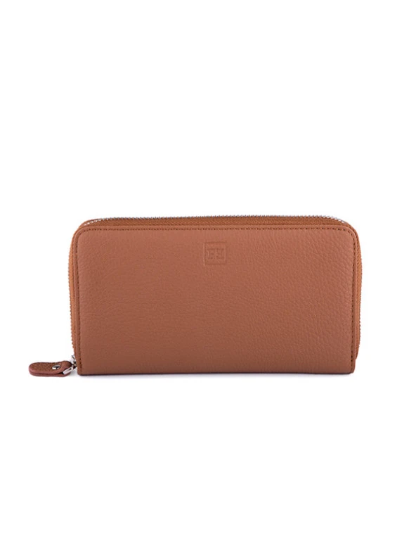 Femascu 8005 Zip Wallet Fermuarlı Bal Renkli Hakiki Deri Kadın Cüzdanı - 3