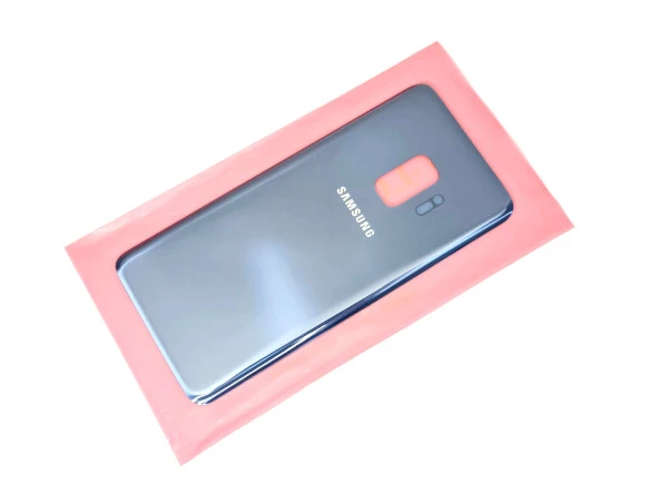 Tkgz Samsung Galaxy S9 Arka Pil Batarya Kapağı (CAM) MAVİ