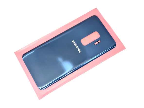 Tkgz Samsung Galaxy S9 PLUS Arka Pil Batarya Kapağı (CAM) MAVİ