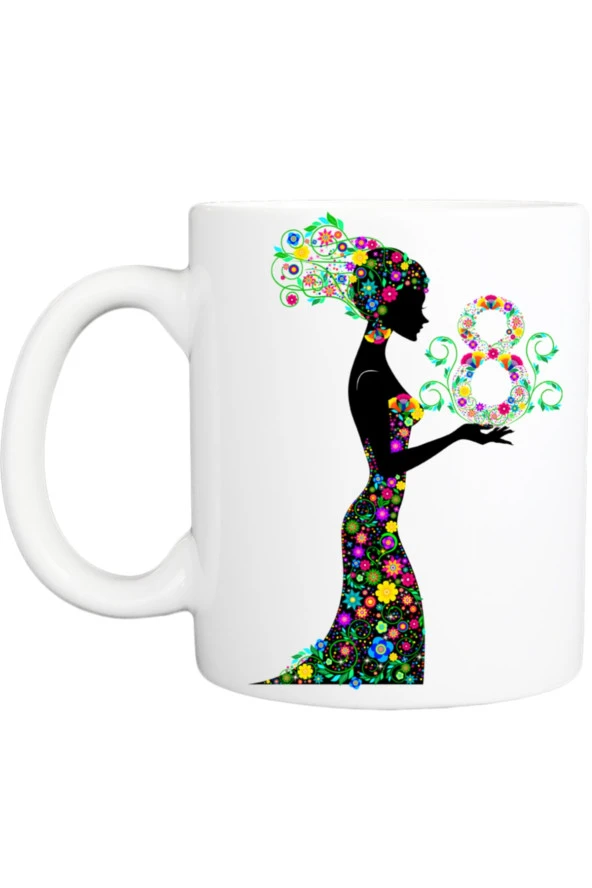 Kupa Bardak 8 Mart Dünya Kadınlar Günü Temalı