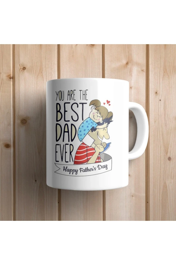 The Best Dad -baba - Babalar Günü Hediyesi Çay Kahve Kupası