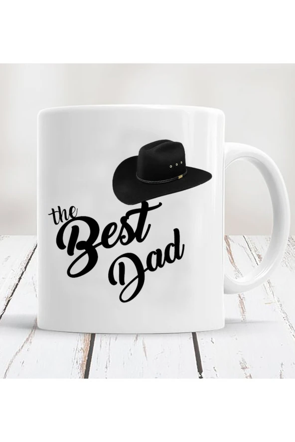 The Best Dad -baba - Babalar Günü Hediyesi Çay Kahve Kupası