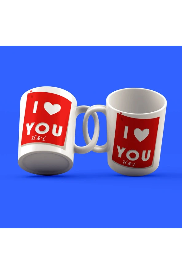 Sevgililer Günü Tasarımı Çay Kahve Kupası
