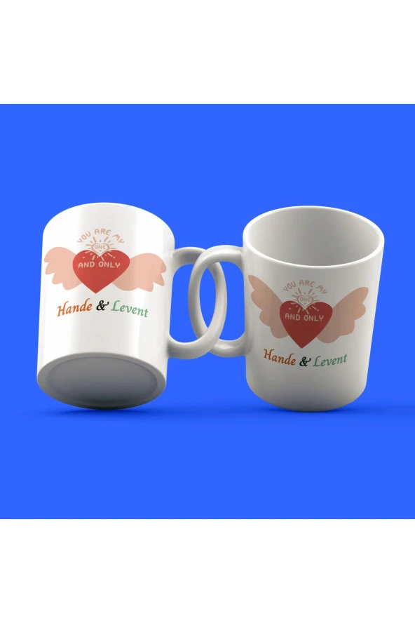 Sevgililer Günü Tasarımı Çay Kahve Kupası