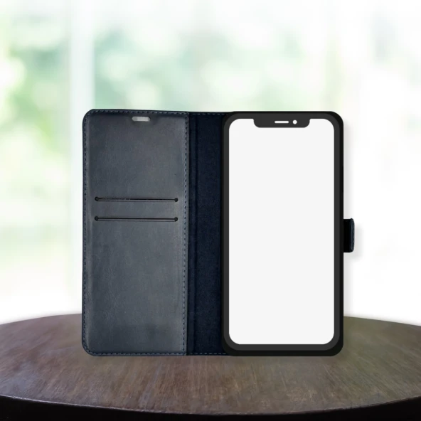 Huawei Y7 2019 Tlp Kartlıklı Cüzdan Kılıf (Deluxe Wallet Case) - 5