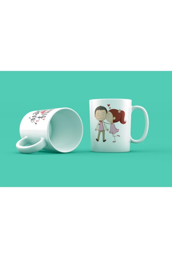 My Love Özel Tasarım Çay Kahve Kupası - 2