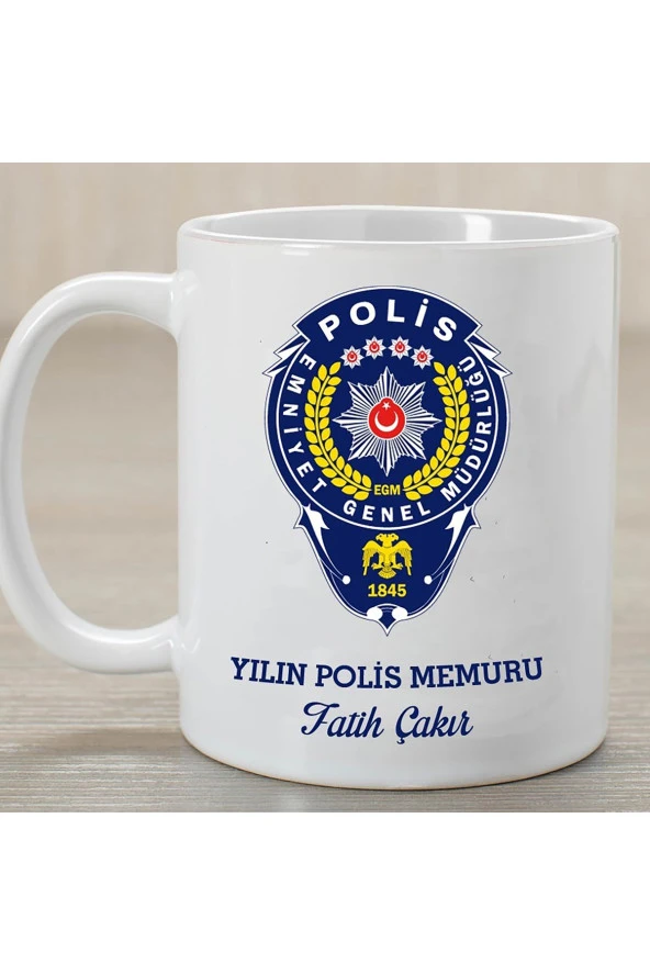 Polis Baskılı Bardak