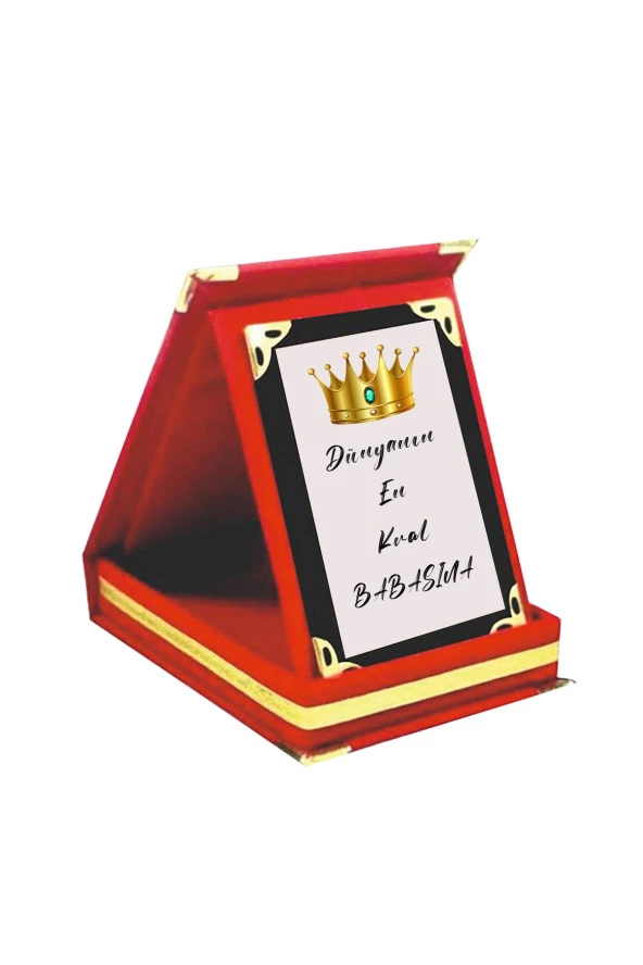 Babalar Gününe Özel Plaket 16x20,5cm Albüm Plaket