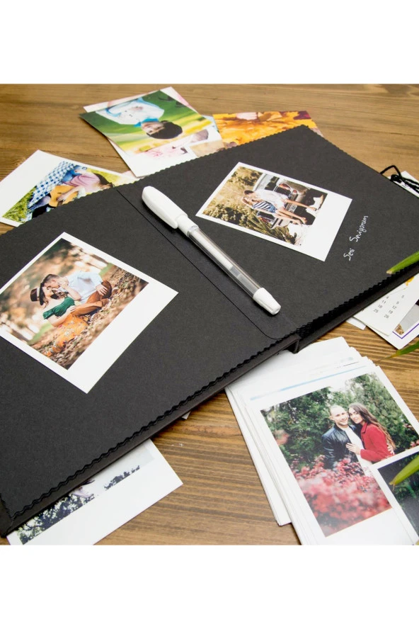 ANI DEFTERİ SİYAH (ETİKETLİ BEYAZ KALEMLİ) - 2