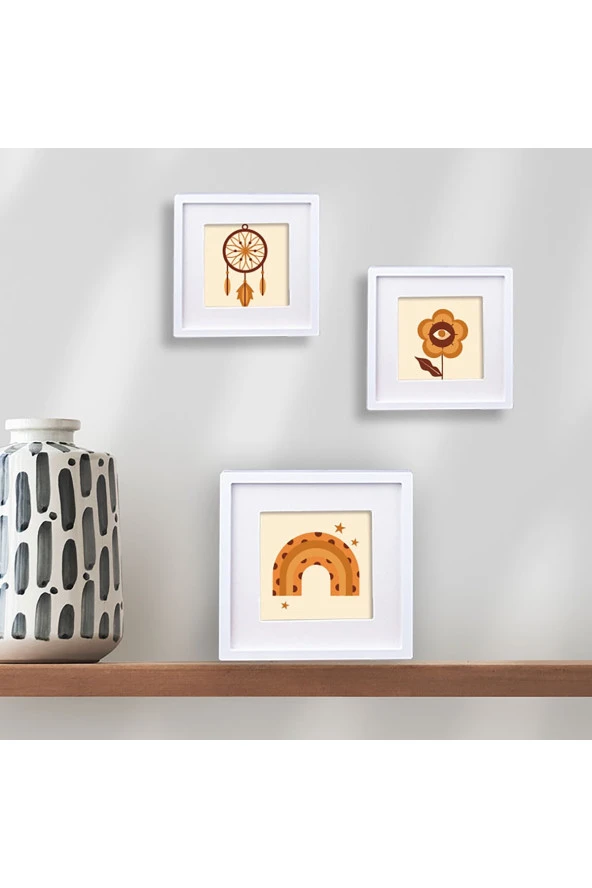 Sök Tak Kare Çerçeve 3 Lü Paket 8x8 - 2