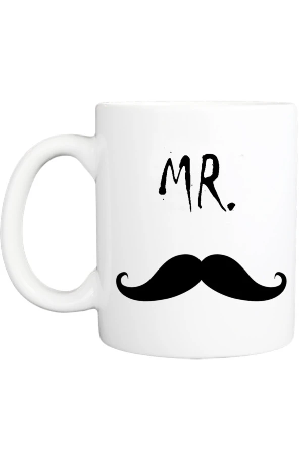 Mrs & Mr Seramik Bardak Set 2 Li Kupa