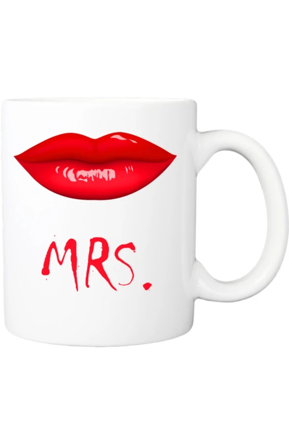 Mrs & Mr Seramik Bardak Set 2 Li Kupa - 2