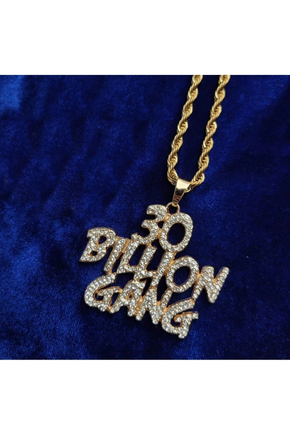 Iced Taşlı 30 Billion Gang Kolye - 3