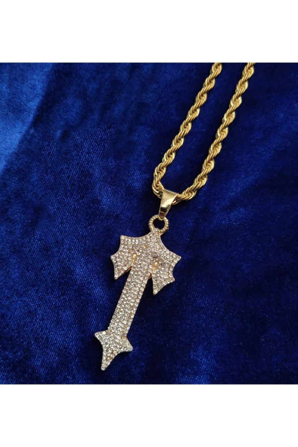 Trapstar Iced Taşlı Kolye (GOLD) - 3