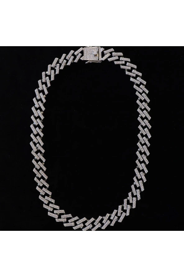 15mm Mıcro Prong Chain Silver