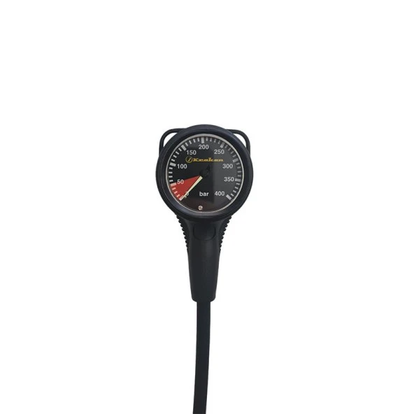 KRAKEN Gösterge Basınç Ölçer BIGLINE 63 mm Siyah Komple - 2