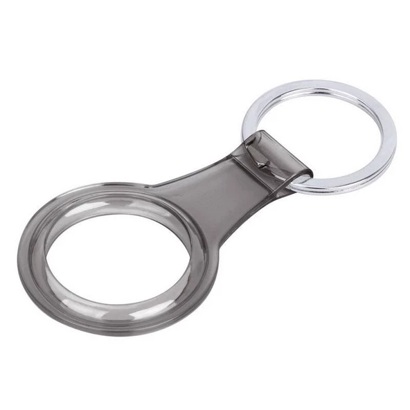 Şeffaf Renkli Airtag Silikon Anahtarlık Kılıfı Kopçaklı 07 - 4