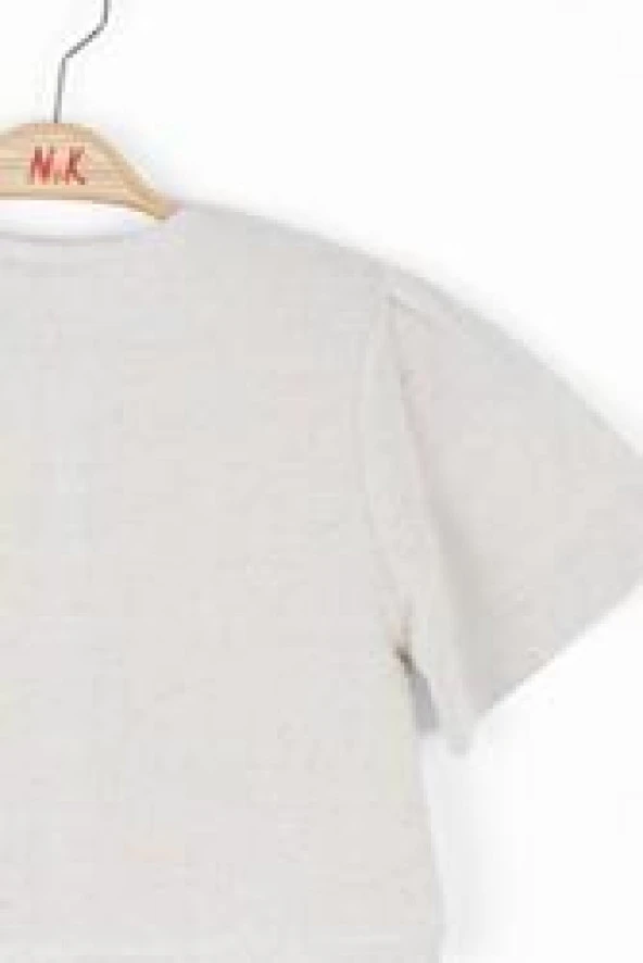 NK KİDS Kız Çocuk Mocca Keten Mevsimlik Ceket 36545 - Resim 5