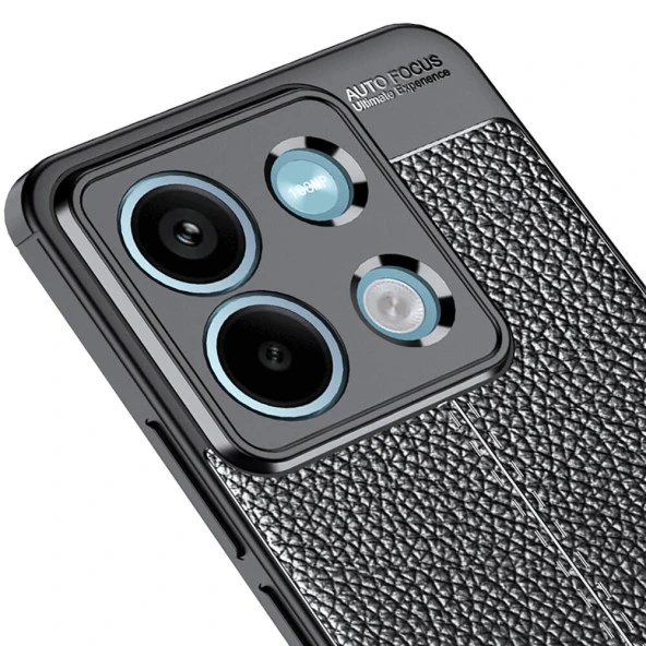 Xiaomi Redmi Note 13 5G Kılıf Deri Tarzı Niss Silikon Case Kapak - Resim 5