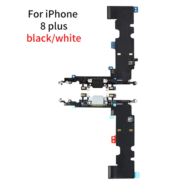 Tkgz İPhone 8 PLUS FULL Şarj Soketi (BEYAZ)