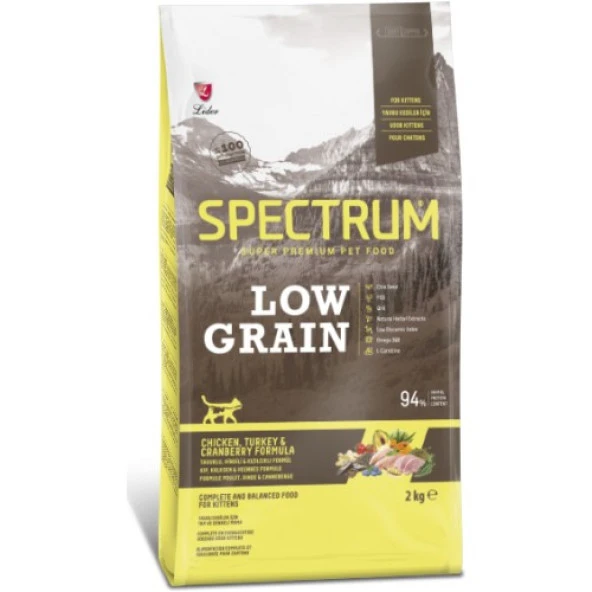 Spectrum Az Tahıllı Kıtten Tavuklu Ve Hındılı 2Kg Kedı Maması