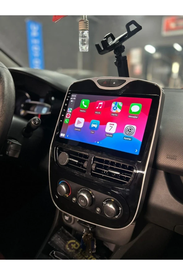 Renault Clio 4 Çerçeveli Android 12 Multimedya Carplay 2GB RAM+32GB HDD Navigasyon Ekran