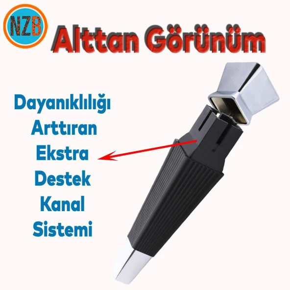 Mobilya Oturma Grubu Kanepe Sehpa TV Ünitesi Koltuk Ayağı Baza Ayakları Siyah Krom 20 cm - Resim 5