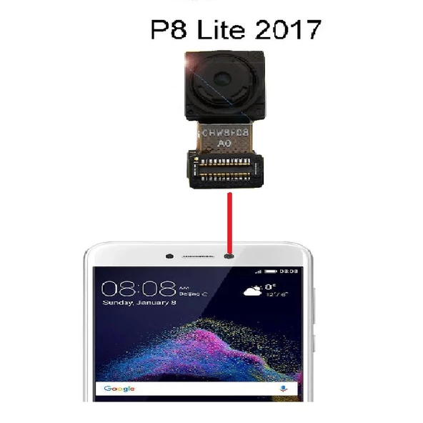 Huawei Uyumlu P9 Lite 2017 ÖN Kamera