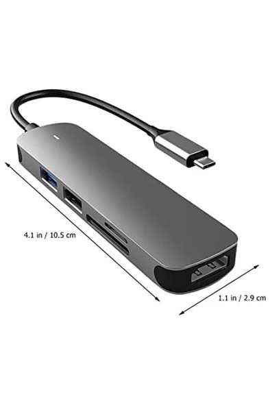 Torima 3 Port 3.0 Usb 2 Sd Card Hub YD-38 - 7