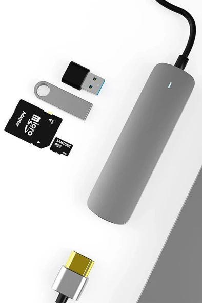 Torima 3 Port 3.0 Usb 2 Sd Card Hub YD-38 - 8