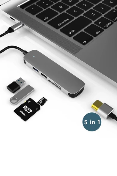 Torima 3 Port 3.0 Usb 2 Sd Card Hub YD-38 - 6