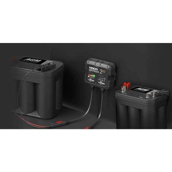 NOCO GENIUS2X2 6V/12V 40A Çoklu/2’Li Akıllı Akü Şarj ve Akü Bakım/Desülfatör - 5
