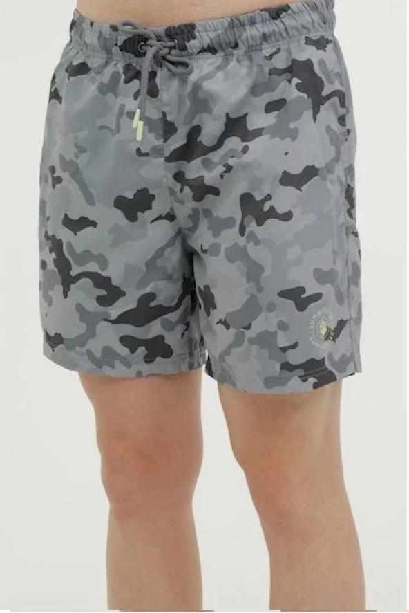 Lumberjack 101361588 Kamuflaj Rengi Erkek Deniz Şortu - Resim 2