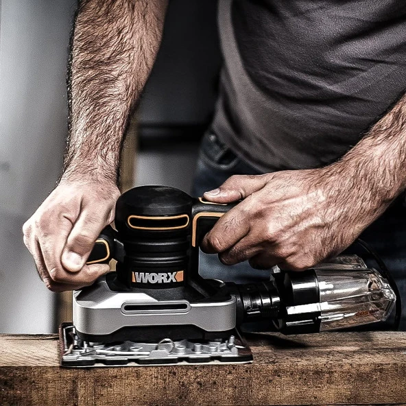 WORX WX642.1 270Watt Profesyonel Devir Ayarlı Titreşimli Zımpara - Resim 5