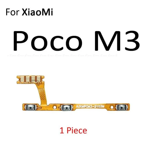Tkgz Xiaomi Redmi 9T/POCOPHONE M3 On Off Yan Ses Filmi